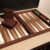 Backgammon en Vinyle Brun Marbré - Image 2