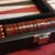 Backgammon en Vinyle Noir et Tissu - Image 4